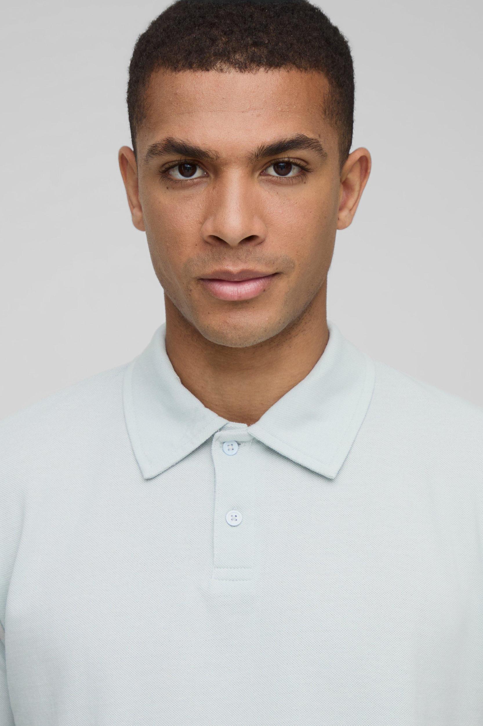 Regular Fit Basic Pique Polo | boohooMAN USA Product Image