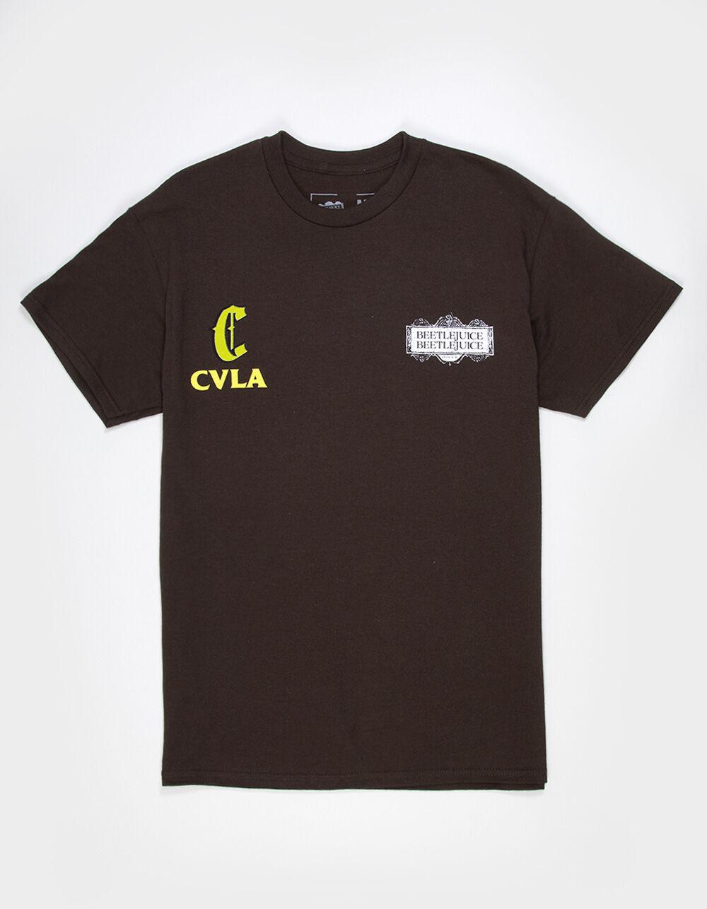 CVLA x Beetlejuice Astrid Mens Tee - BROWN Product Image