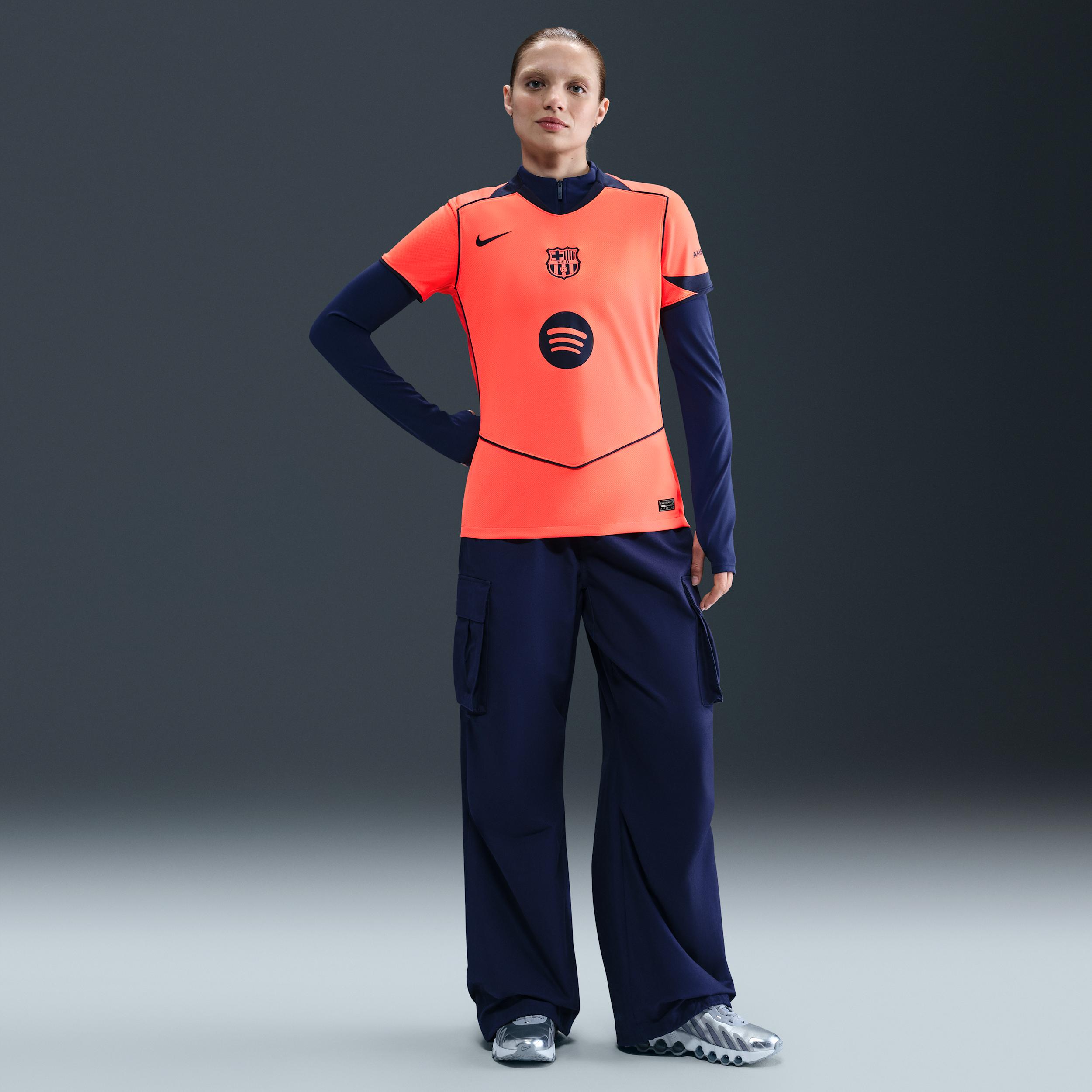FC Barcelona 2025/26 Stadium Third Nike Womens Dri-FIT Total 90 Soccer Replica Jersey | HM3240-855 Product Image