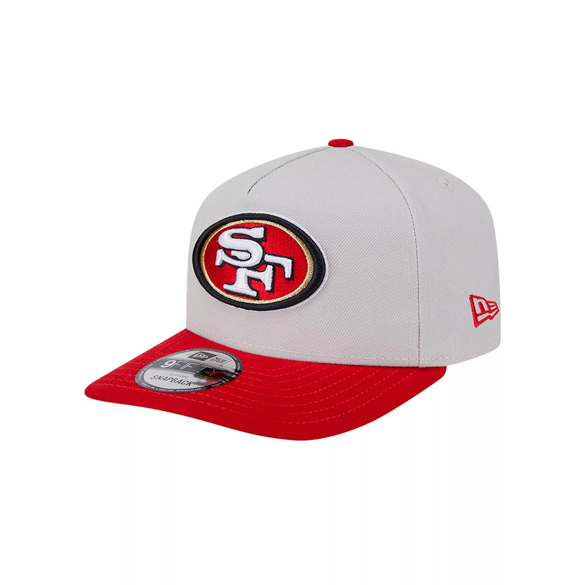 Men's New Era Stone San Francisco 49ers Decent 9FIFTY A-Frame Snapback Hat, Team Product Image