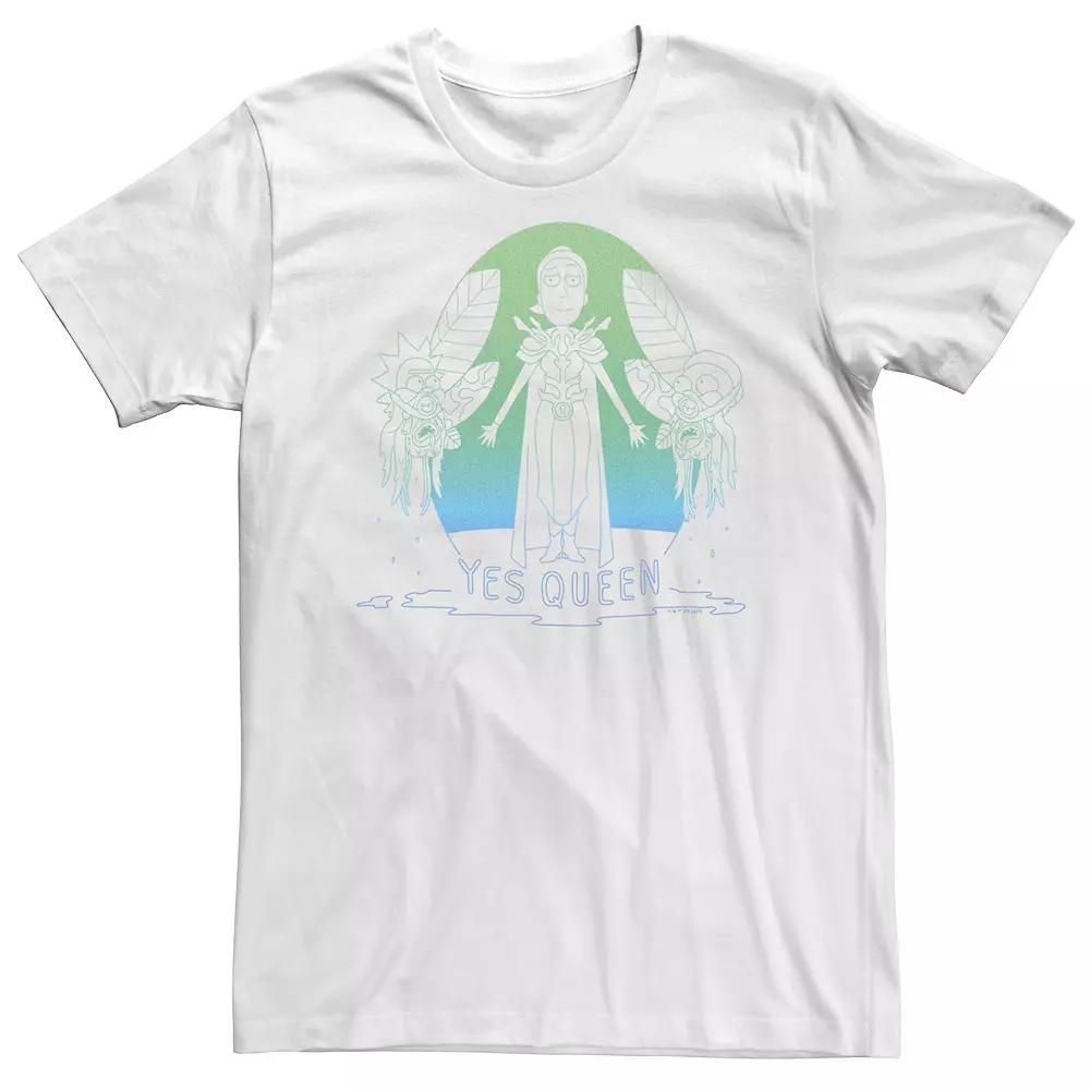 Big & Tall Rick & Morty Yes Queen Summer Tee, Men's,  Product Image