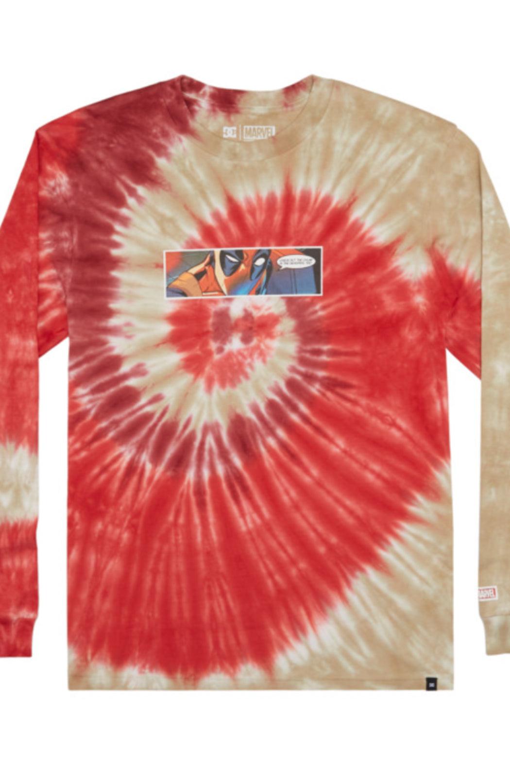 DC Men's Marvel Deadpool Streets Long Sleeve Tshirt Product Image