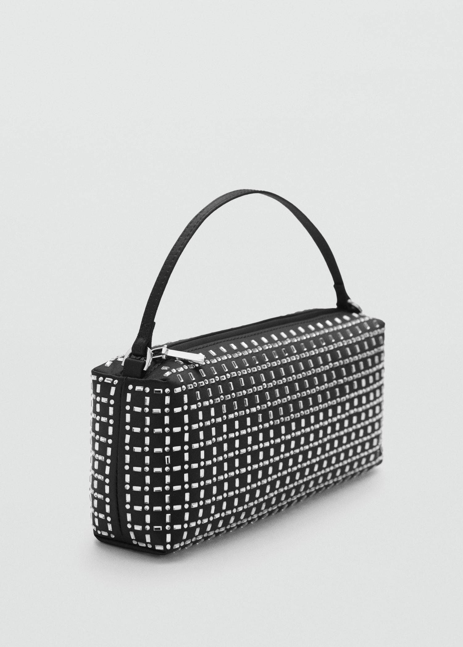 Mini bag with crystal appliqué - Women | MANGO USA Product Image