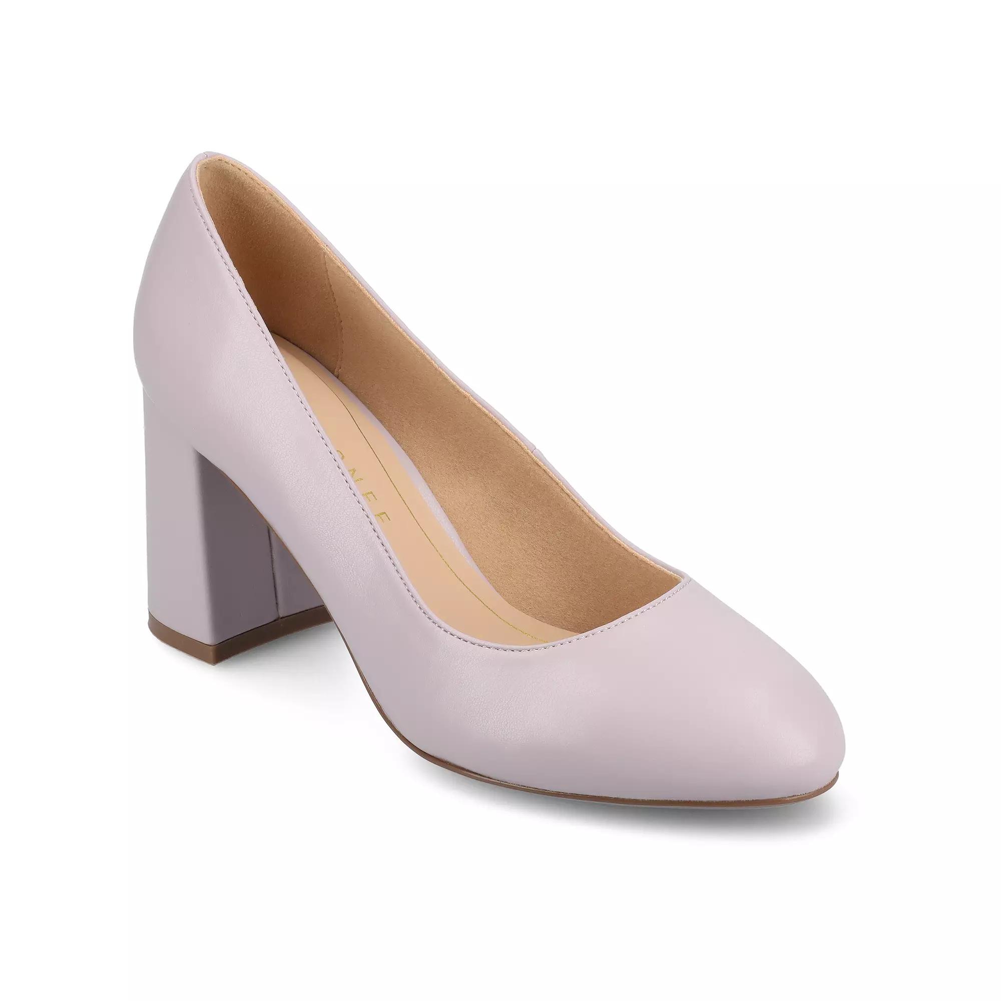 Journee Seraphina Covered Block Heel Women's Shoes,  Product Image
