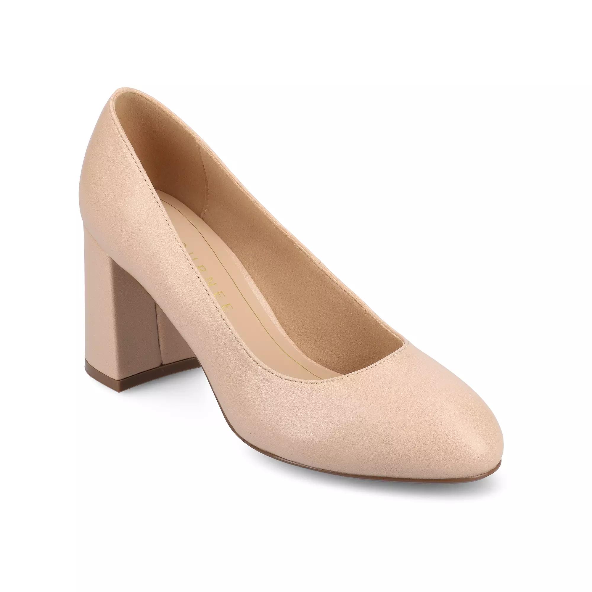 Journee Seraphina Covered Block Heel Women's Shoes,  Product Image