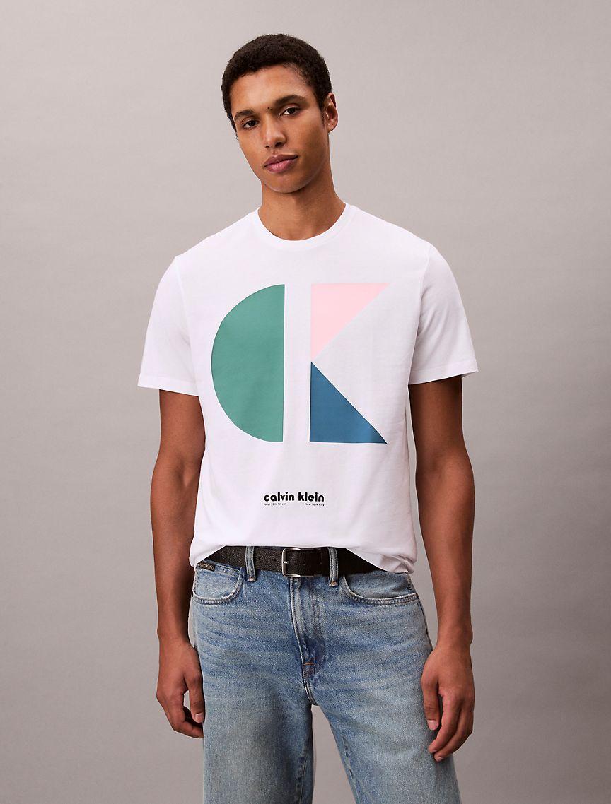 Monogram Logo Shape Graphic Classic T-Shirt  Product Image