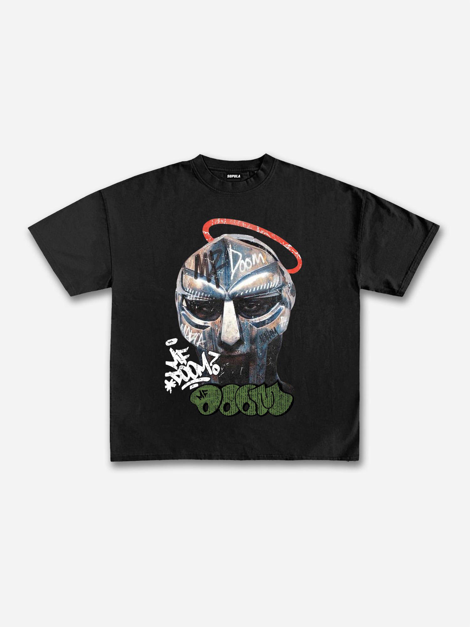 Vintage The Illest Villain Mf Doom Graphic Print Cotton T-Shirt Product Image