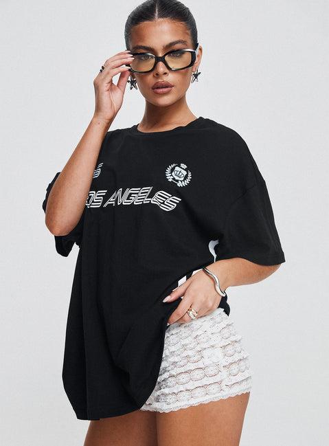 Goal La Oversized Tee Black Product Image