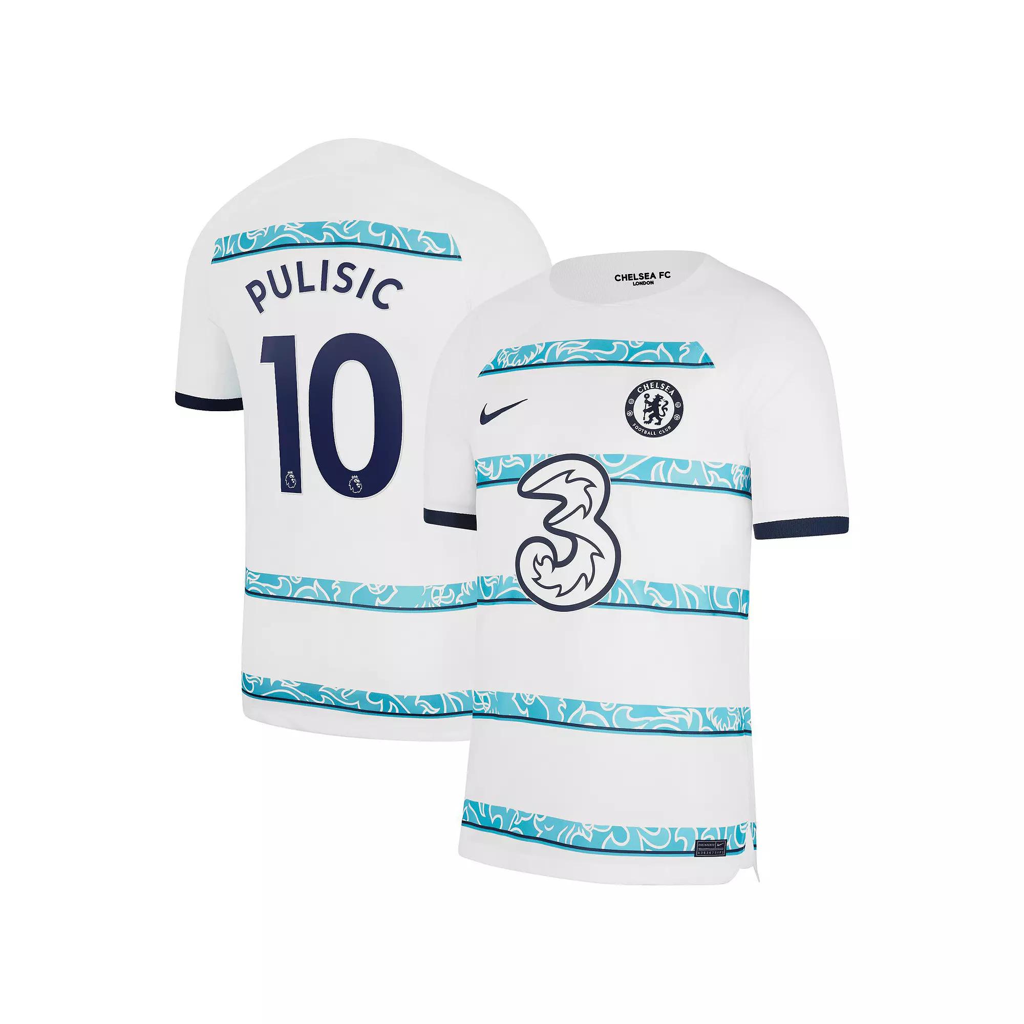 Men's Nike Christian Pulisic White Chelsea 2022/23 Away Breathe Stadium Replica Player Jersey, Size: Small, Chl White Product Image