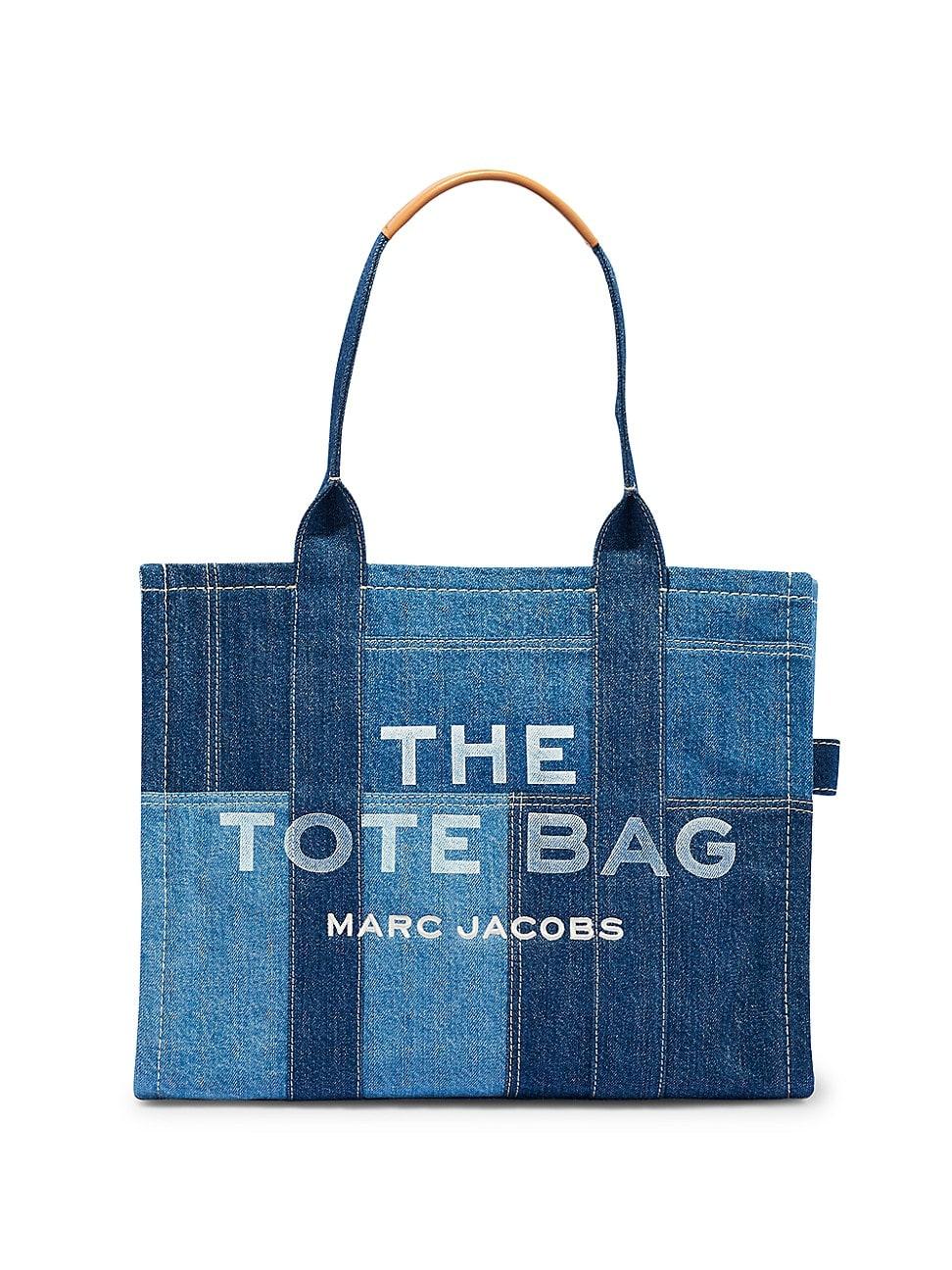 Womens The Denim Large Tote Bag Product Image