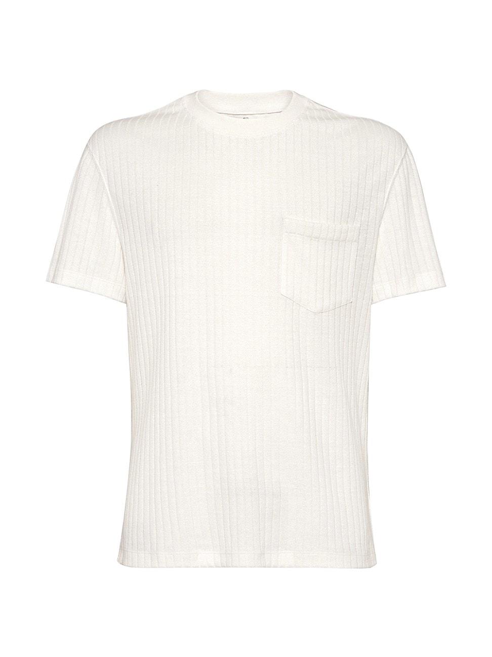 Mens Crew Neck T-Shirt with Chest Pocket Product Image