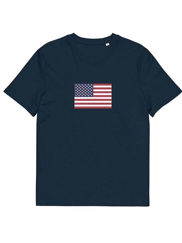 Flag Print Oversized Short Sleeve Tee Product Image