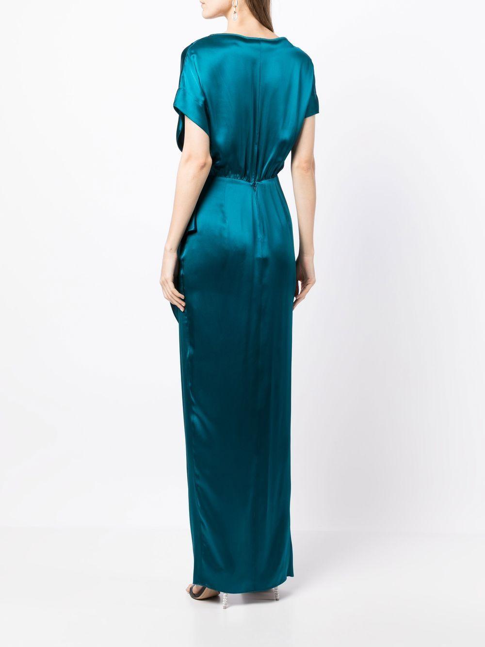 wrap drape-detail gown Product Image