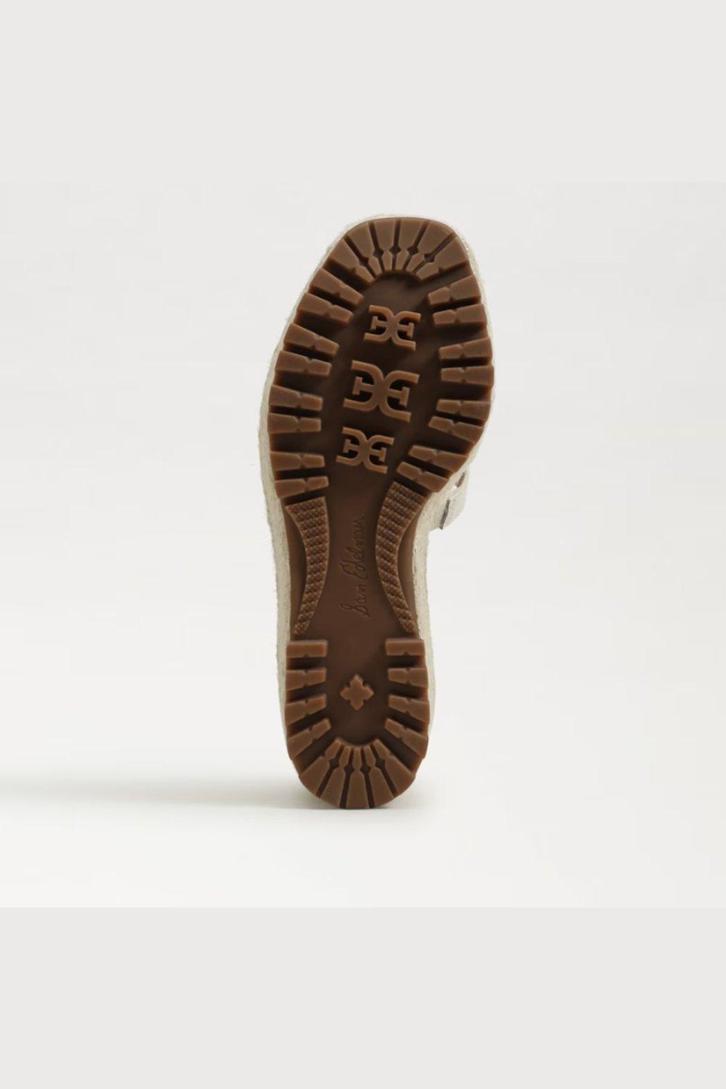 Laine Platform Wedge Sandal - Ivory Leather Product Image