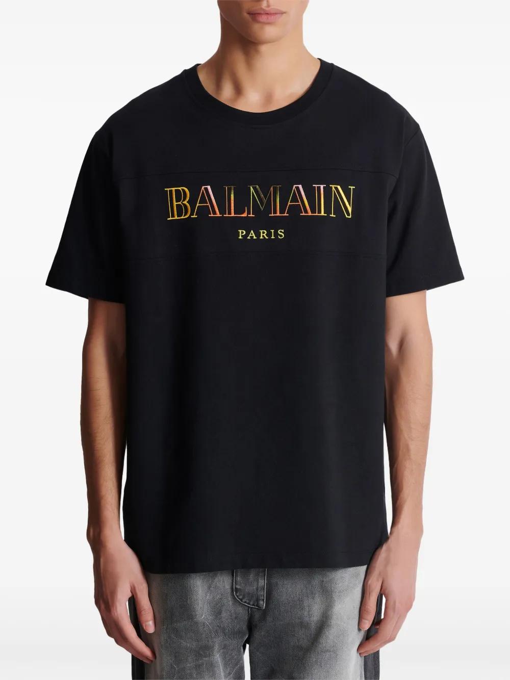 Vintage Balmain embroidered T-shirt Product Image