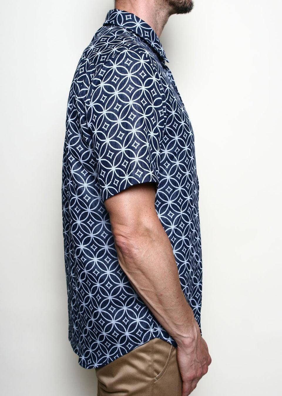 Oxford Shirt // Indigo Shippo Product Image