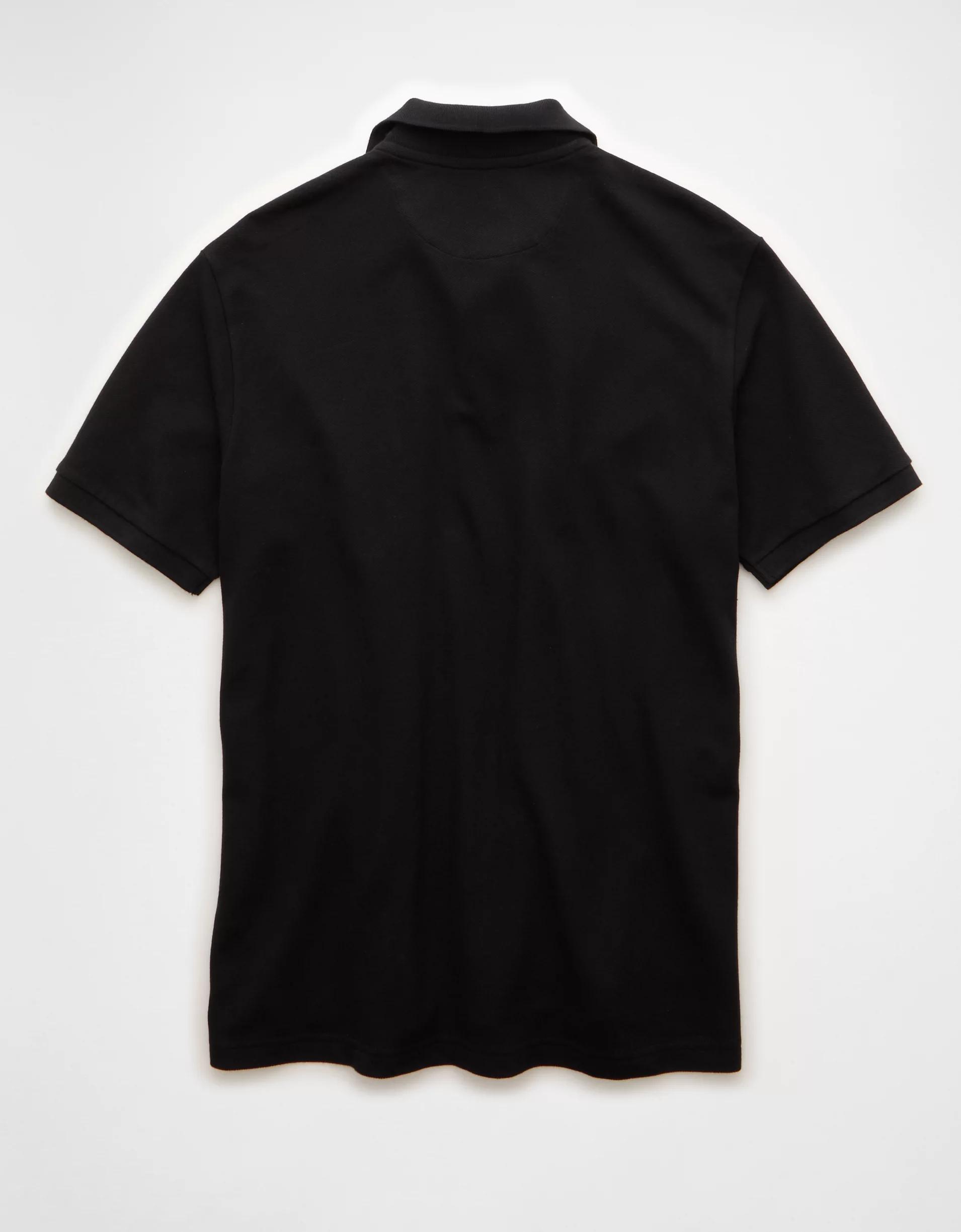 AE Lived-In Stretch Pique Polo Shirt Product Image