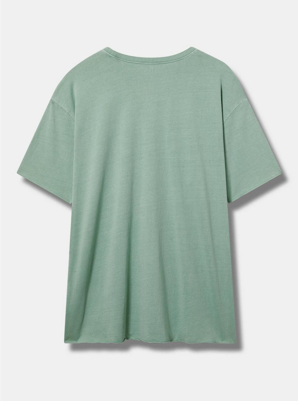 Floral Mandala Relaxed Heritage Jersey Raw Edge Tee Product Image