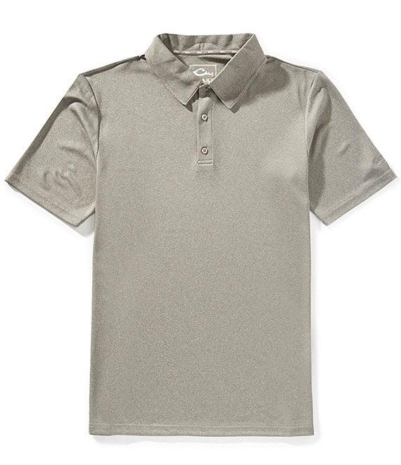 Drake Clothing Co. Heather Performance Stretch Short-Sleeve Polo Shirt Product Image