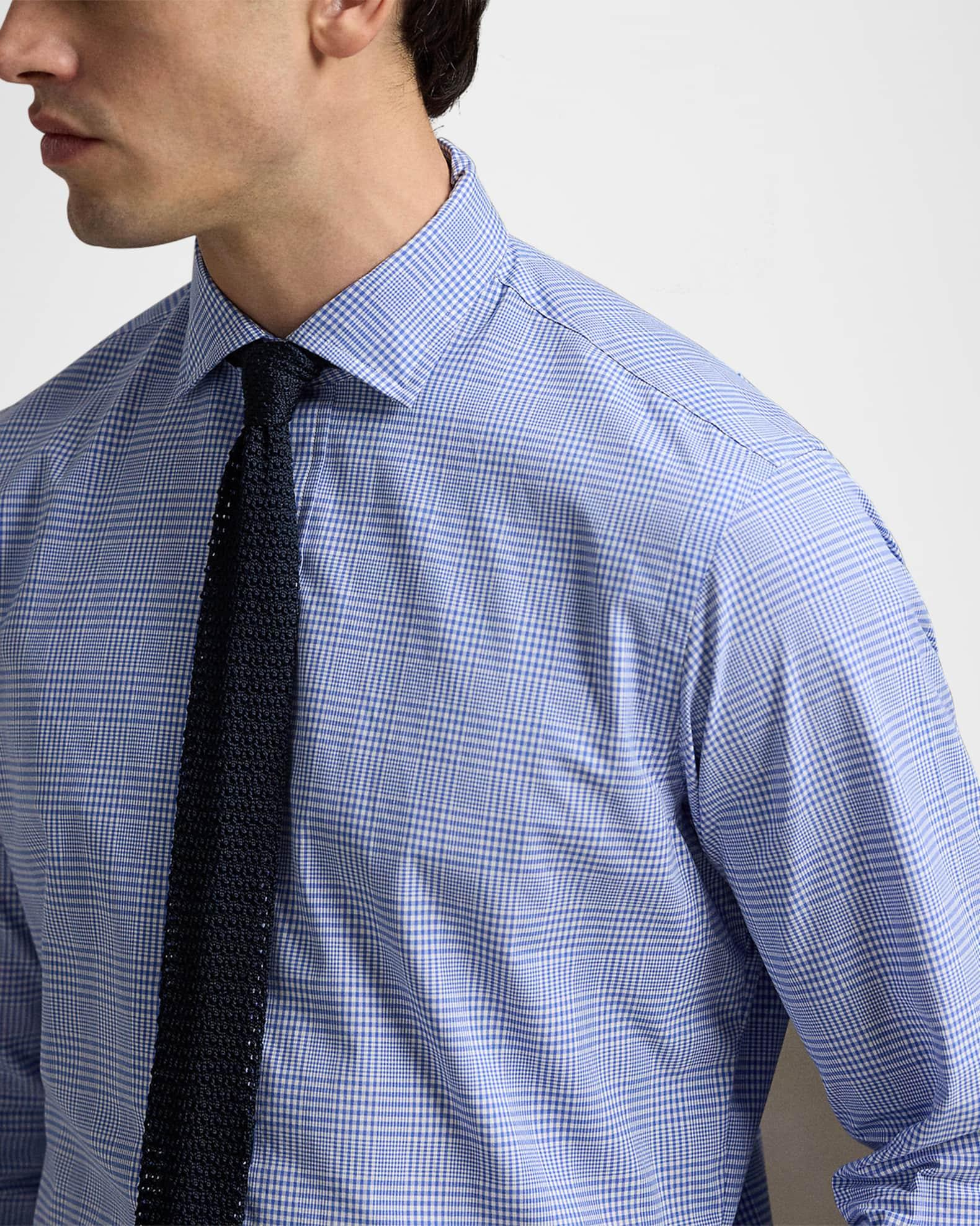Men's Classic-Fit Tattersall Poplin Sport Shirt Product Image
