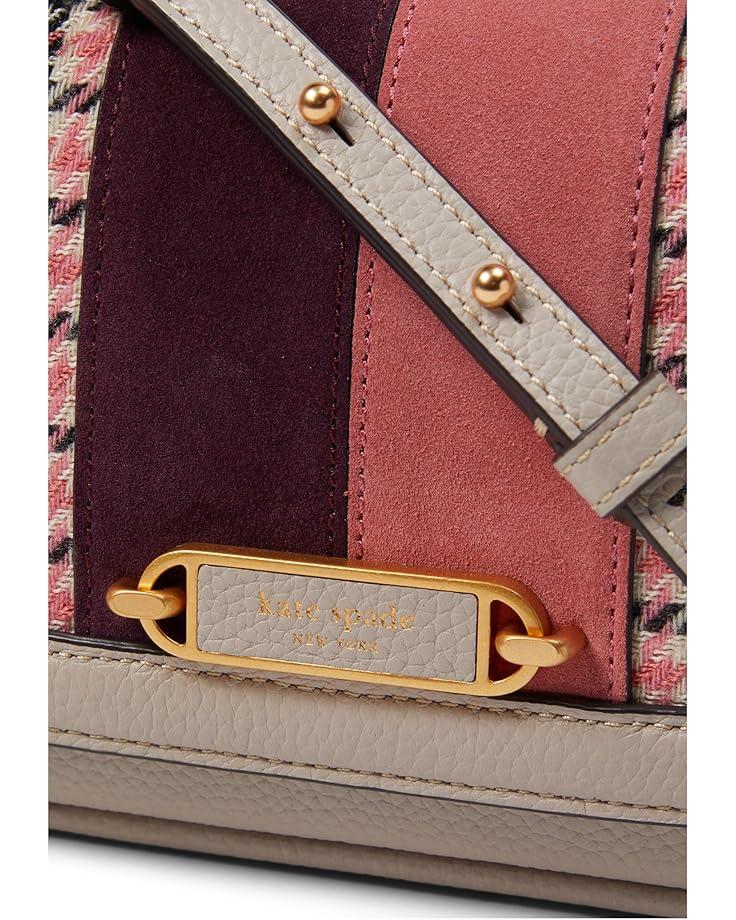 Gramercy Racing Stripe Plaid Twill Fabric Medium Bucket Bag Product Image