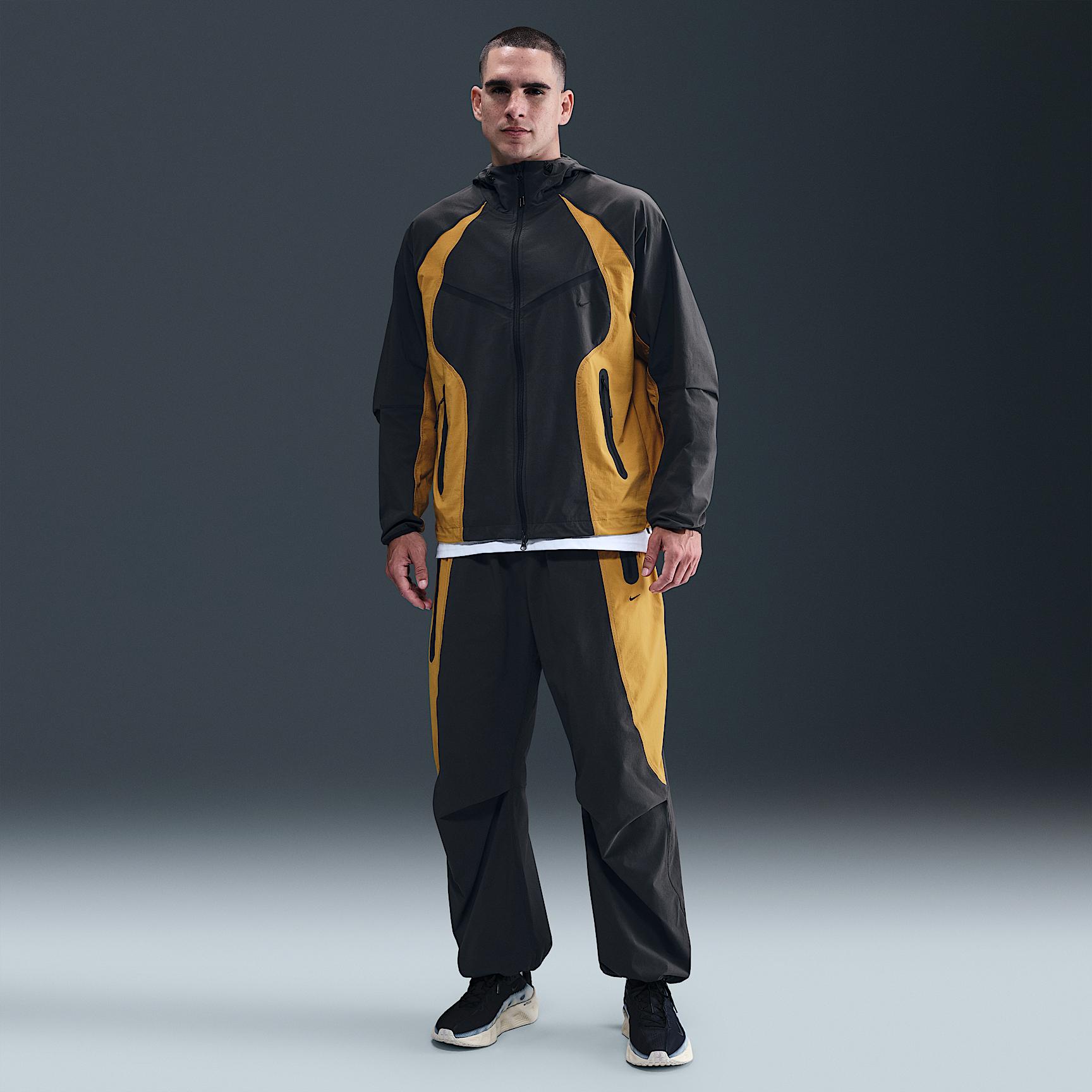 Nike Mens Tech Dri-FIT Woven Color-Block Oversized Pants | IH8466-060 Product Image