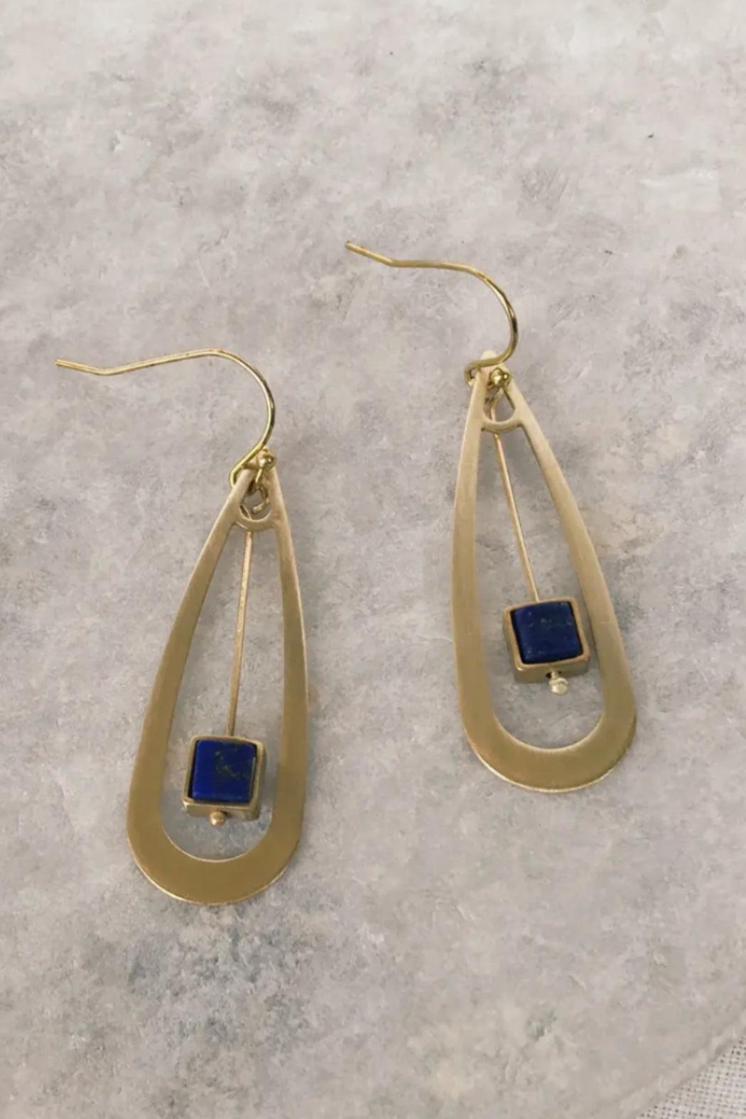 Lapis Drop Earring Product Image