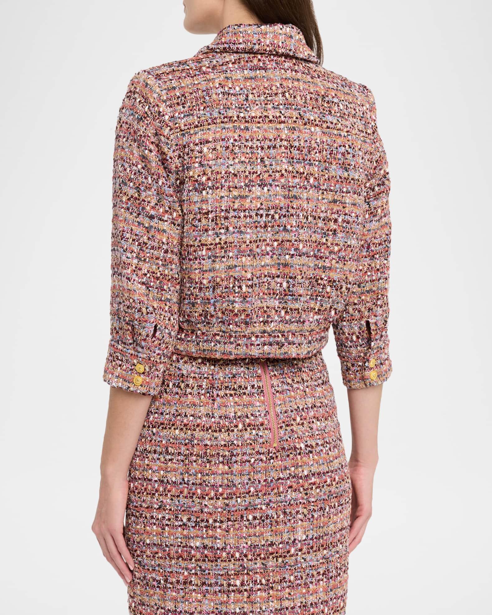 Jia Cropped Tweed Jacket Product Image