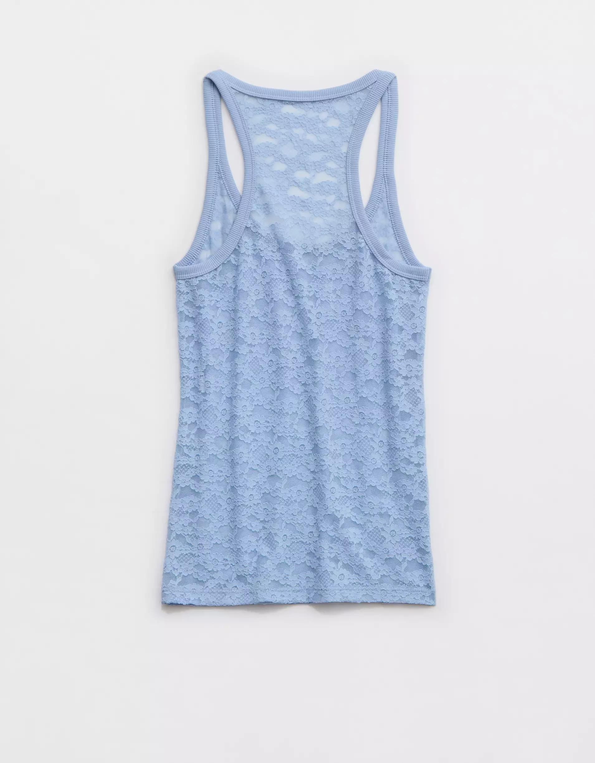 Aerie Easy Does It Vintage Lace Tank Top Product Image