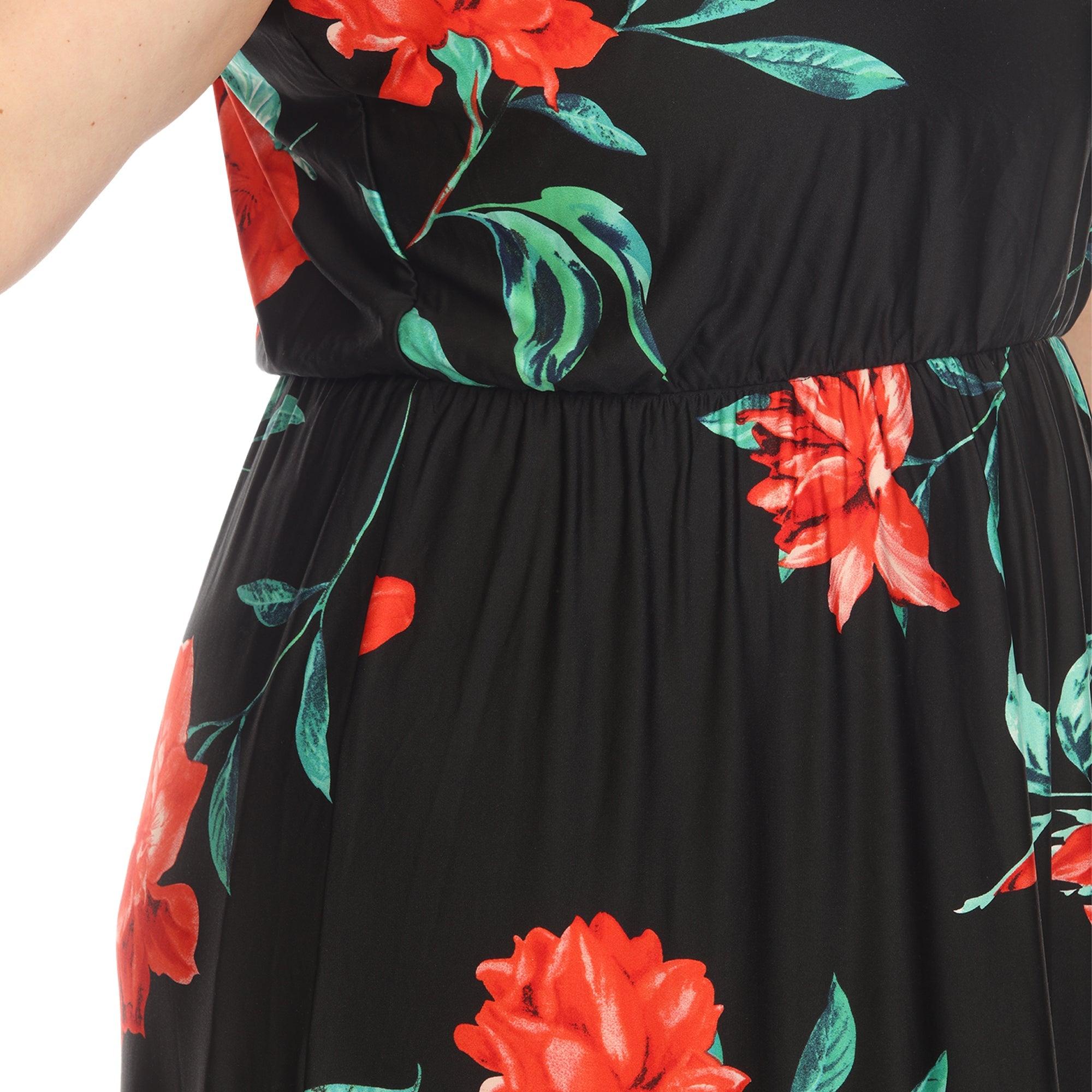Floral Strap Maxi Dress - Plus Product Image