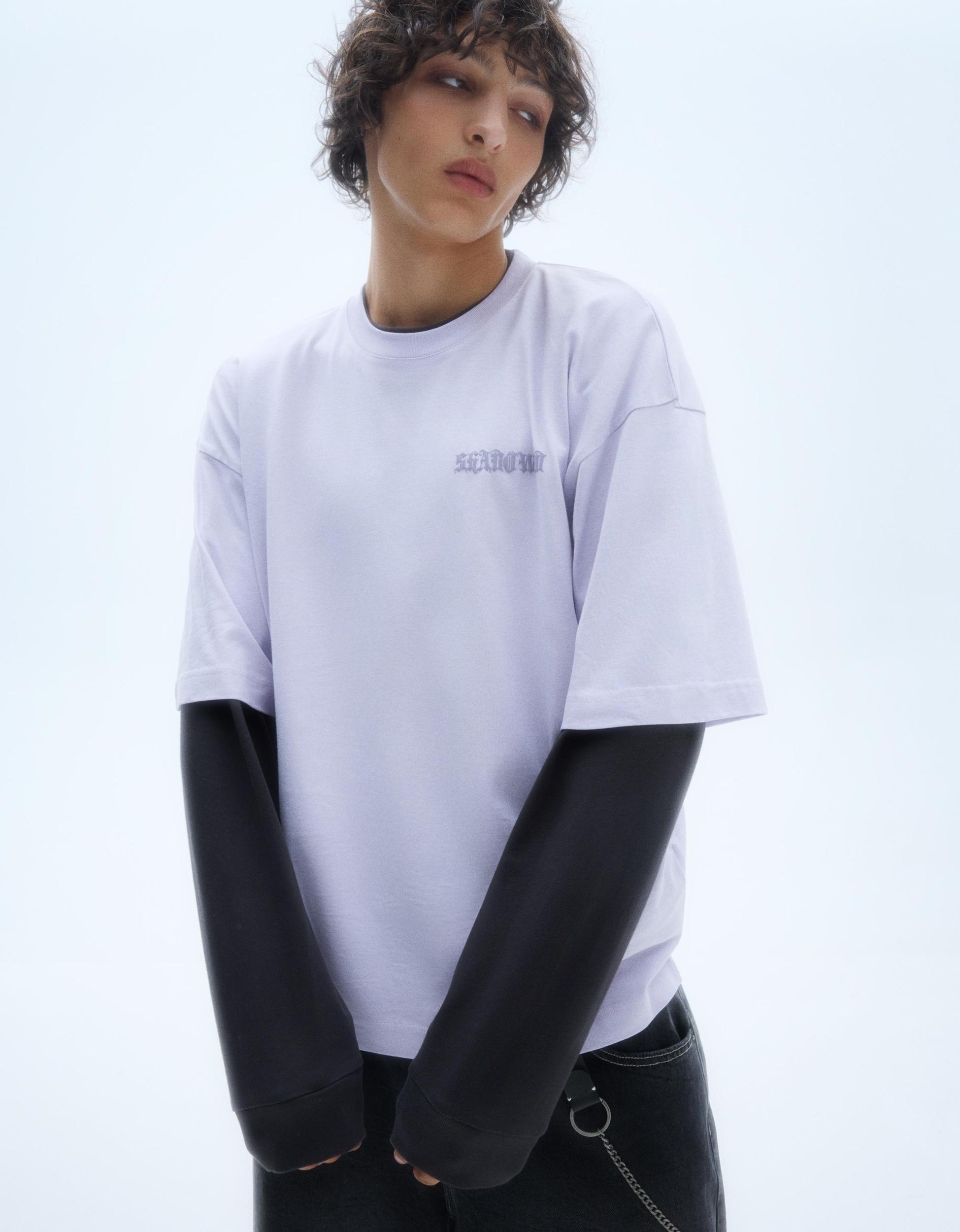 Printed short sleeve oversize T-shirt Product Image