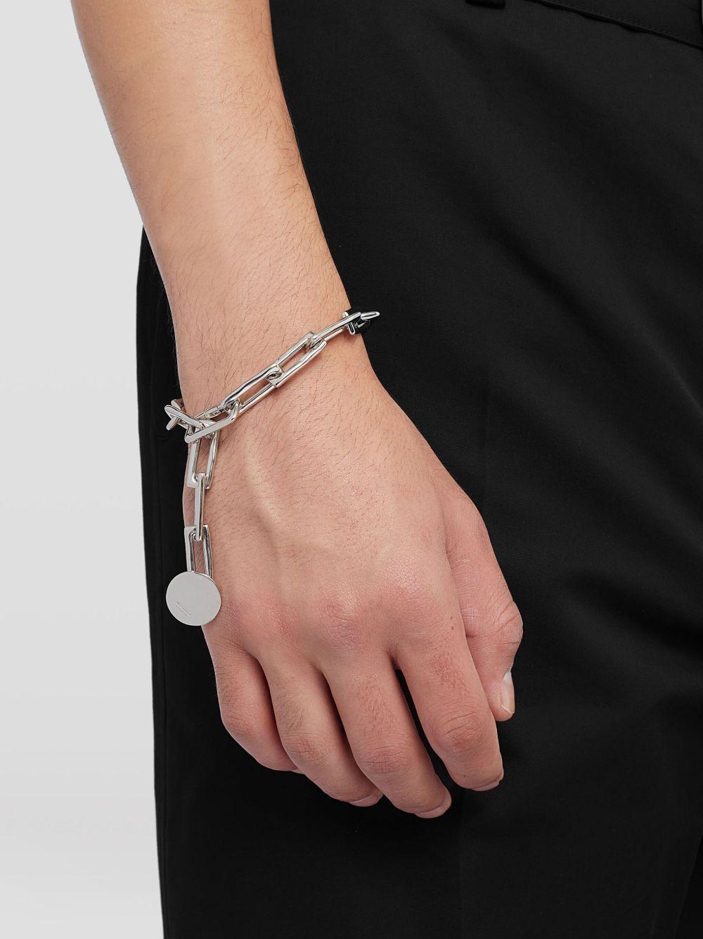 logo-charm chain bracelet Product Image