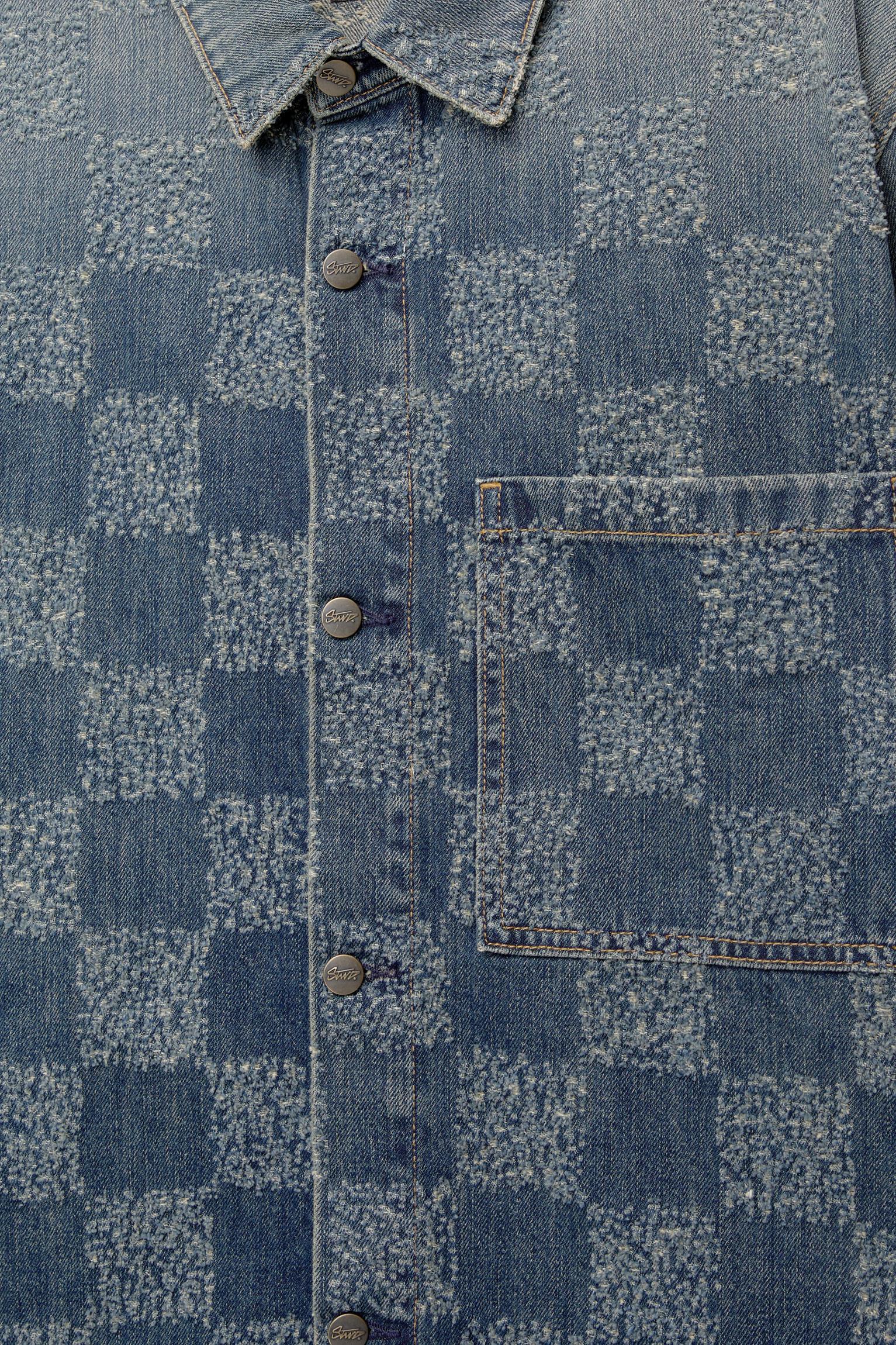 STWD check denim overshirt Product Image