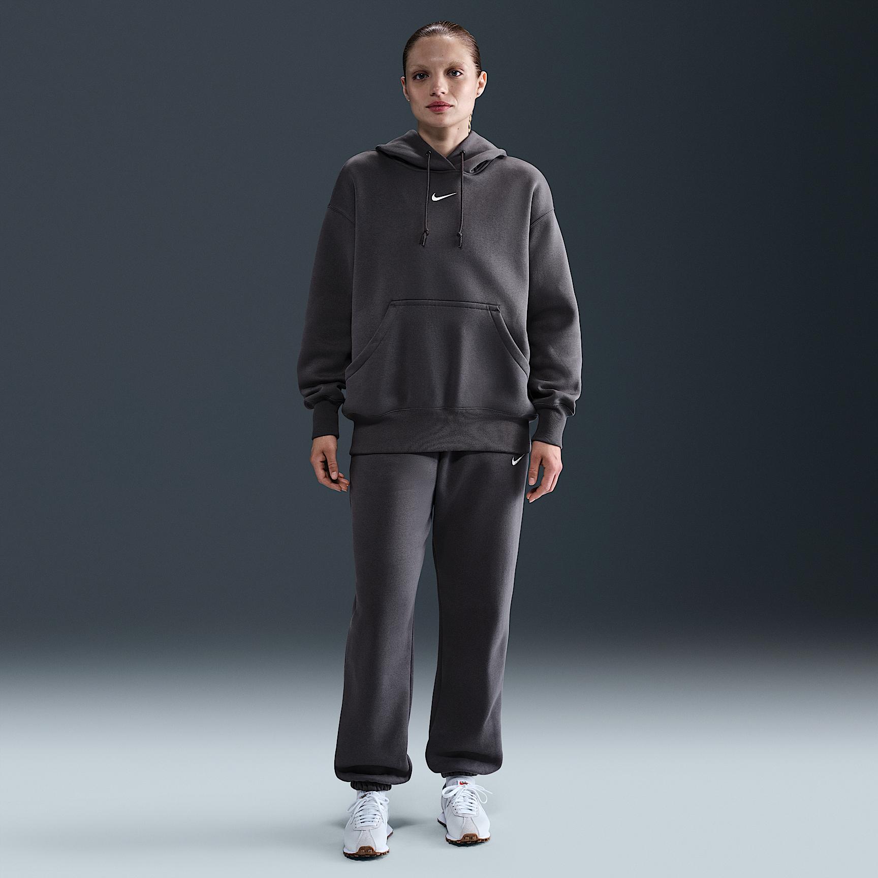 Womens Nike Sportswear Phoenix Fleece Oversized Pullover Hoodie | DQ5860-036 Product Image