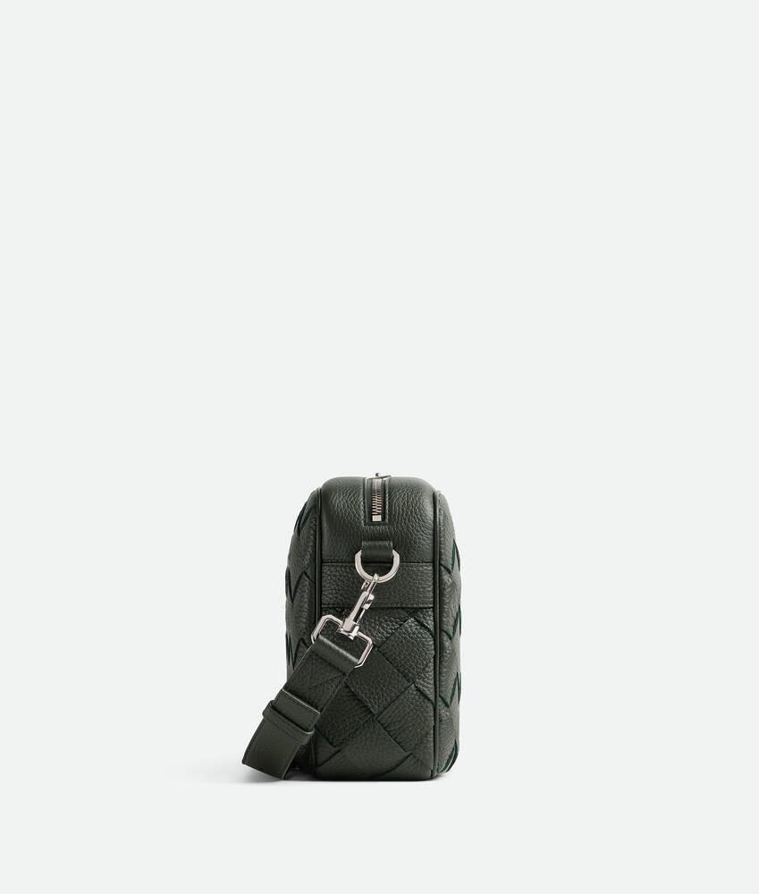 Men's Intrecciato Camera Bag in Dark green Product Image