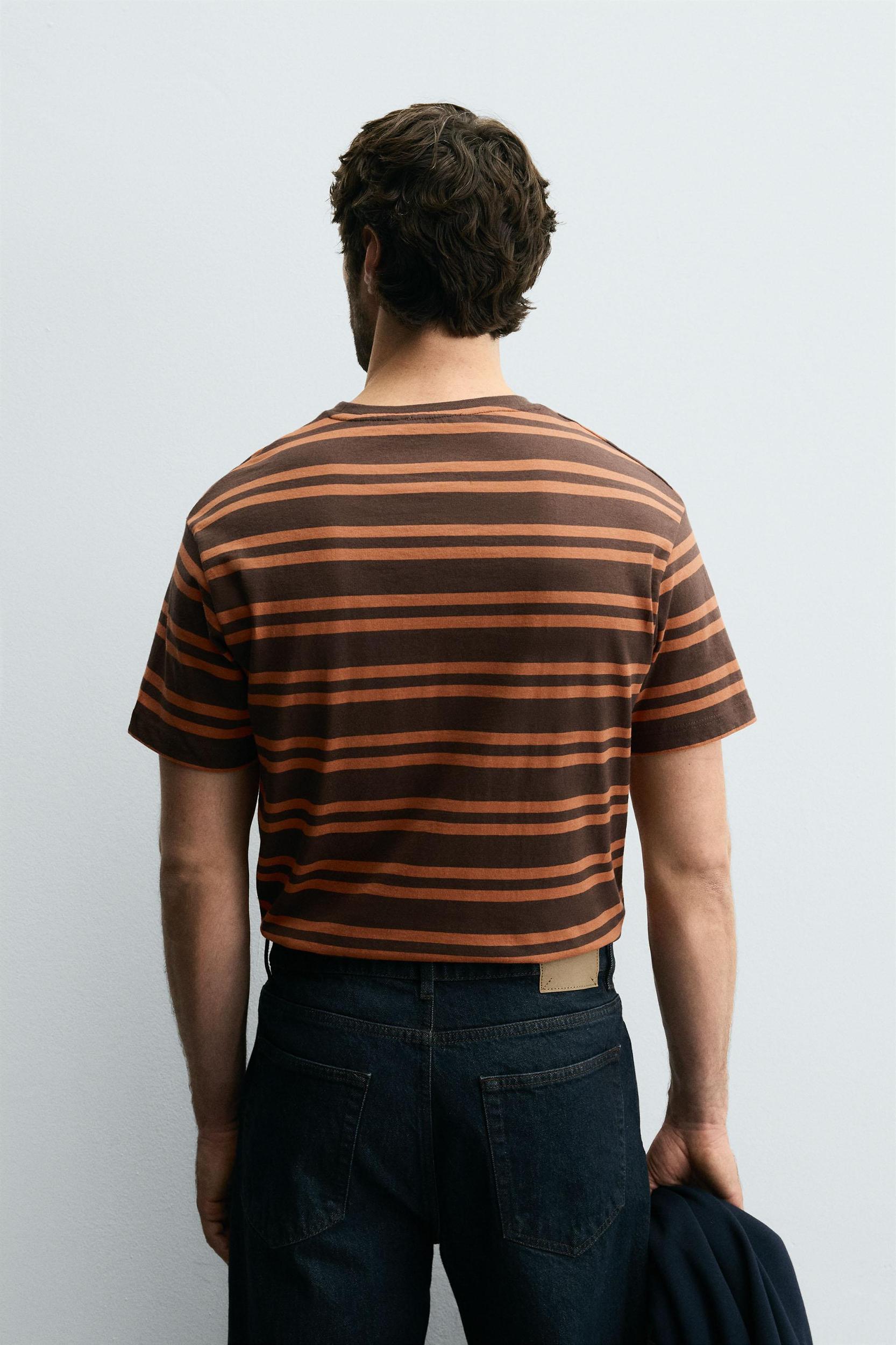 STRIPED JACQUARD T-SHIRT Product Image
