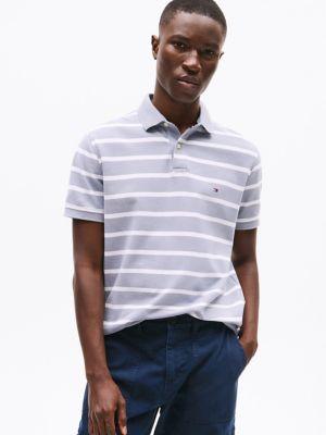 Regular Fit Stripe Wicking Polo Product Image