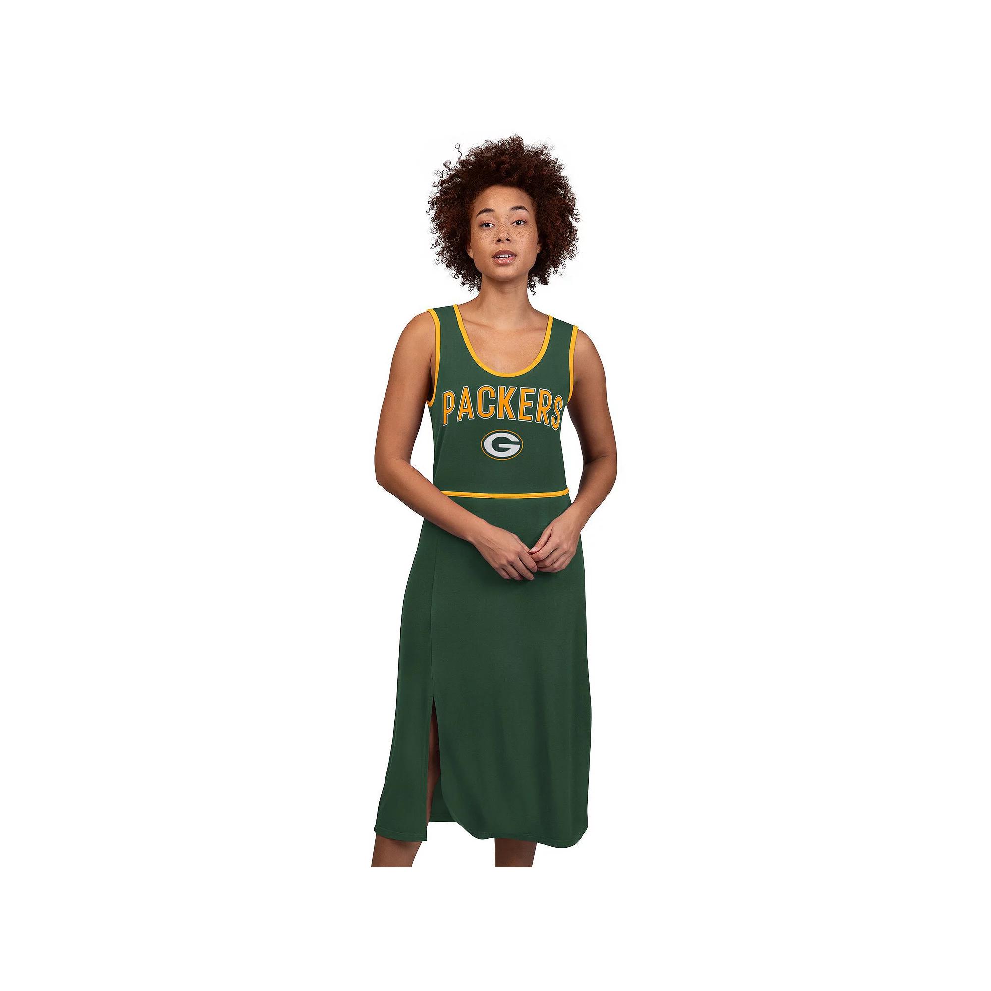 Women's G-III 4Her by Carl Banks  Green Green Bay Packers Center Field Maxi Dress, Size: XL Product Image