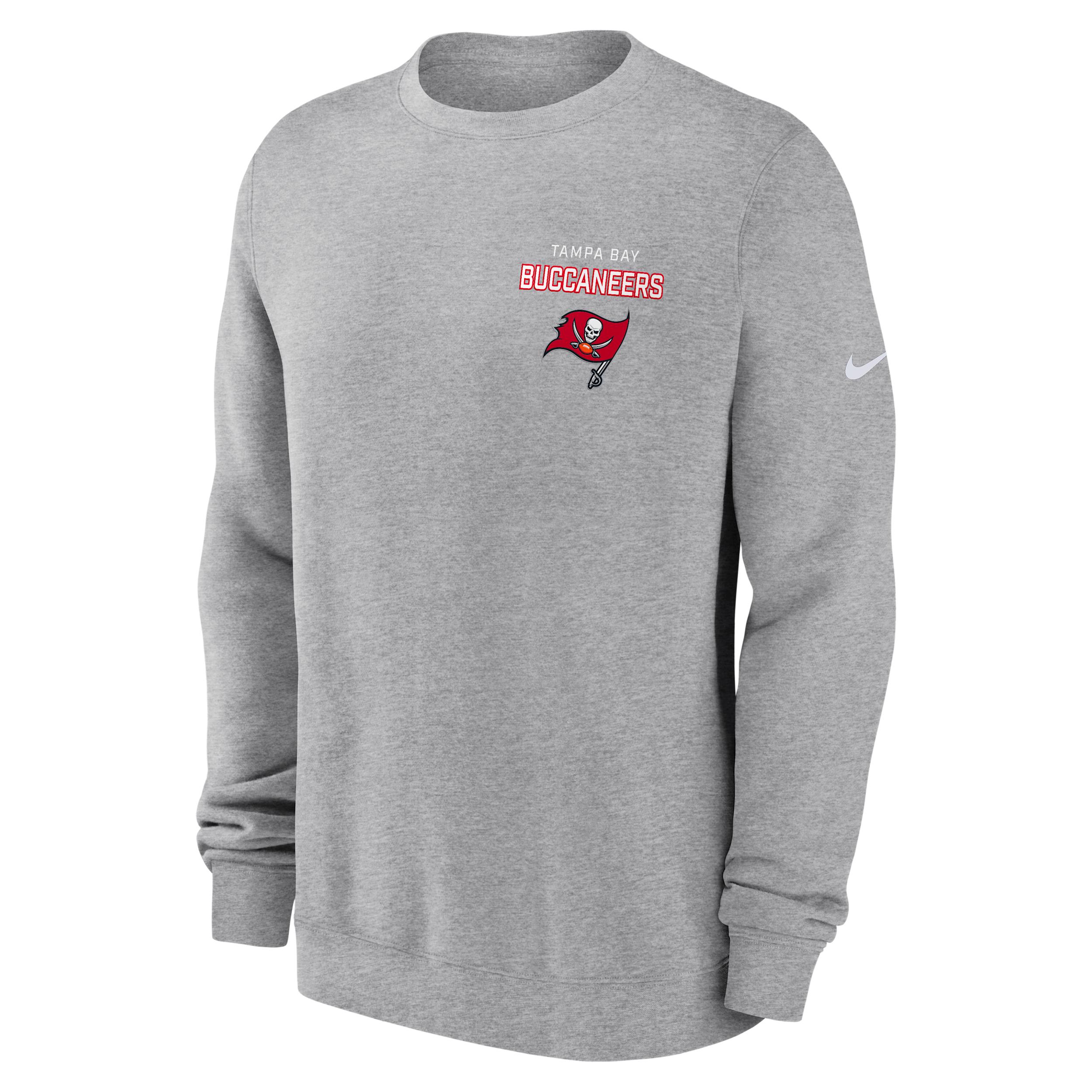 Tampa Bay Buccaneers Draw Block Club Nike Mens NFL Pullover Crew | NKPV06G8B-KU0 Product Image