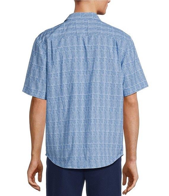 Tommy Bahama IslandZone Coconut Point Siena Geo Short Sleeve Woven Shirt Product Image