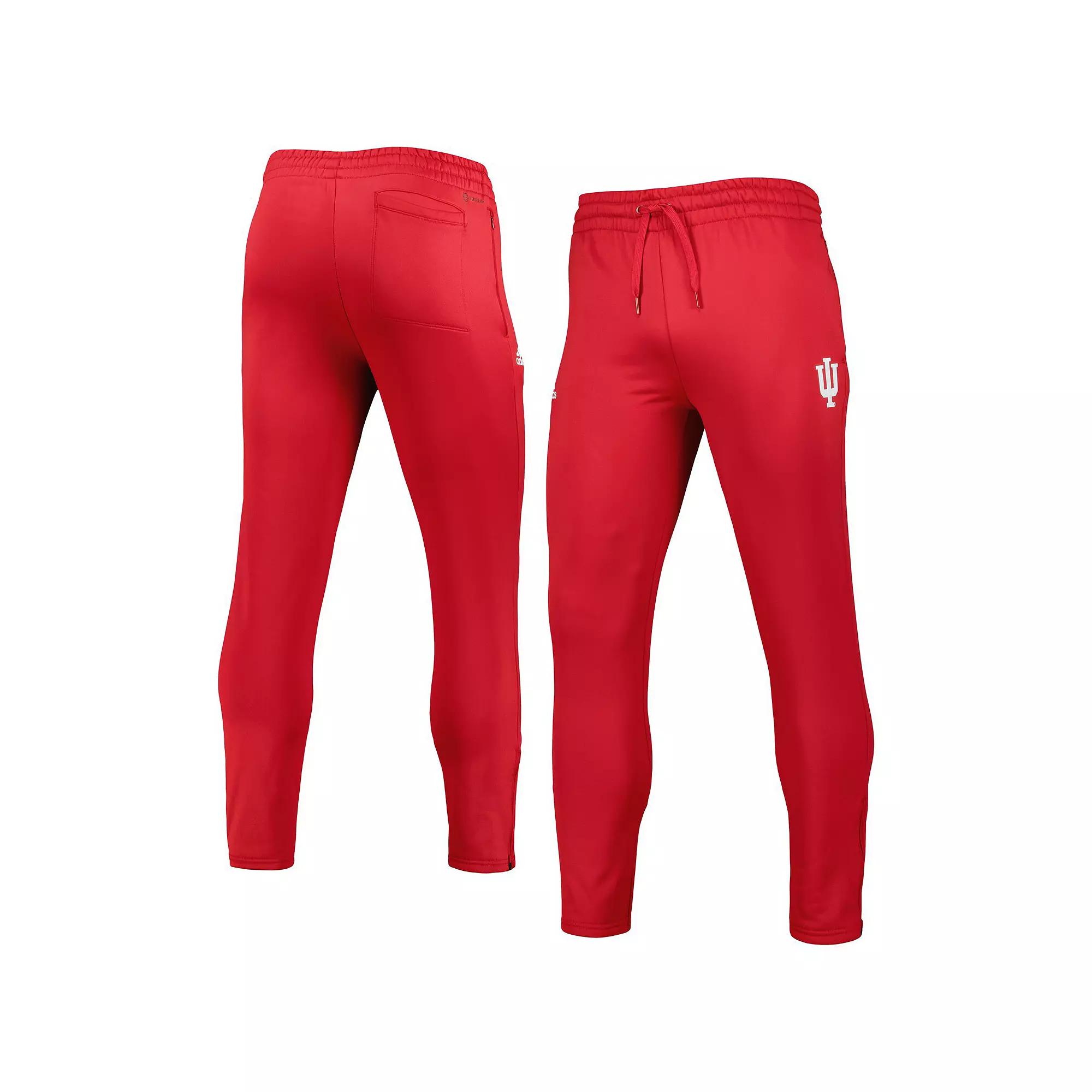 Men's adidas Crimson Indiana Hoosiers AEROREADY Tapered Pants, Size: 2XL Product Image