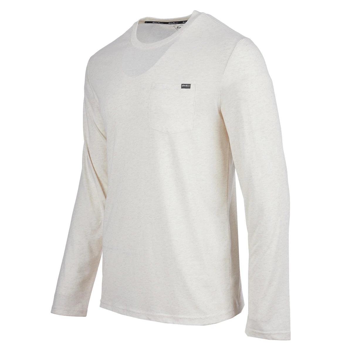 Eddie Bauer Men's Long Sleeve Jersey Crew with Chest Pocket Product Image