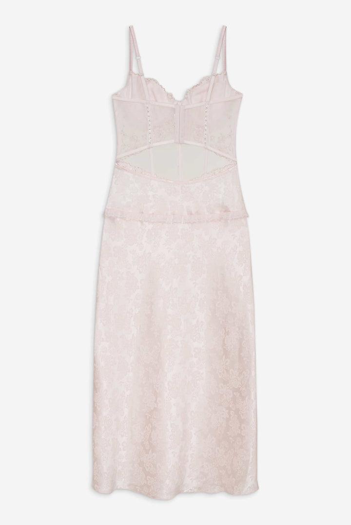 Maribel Maxi Slip Dress — Pink Product Image