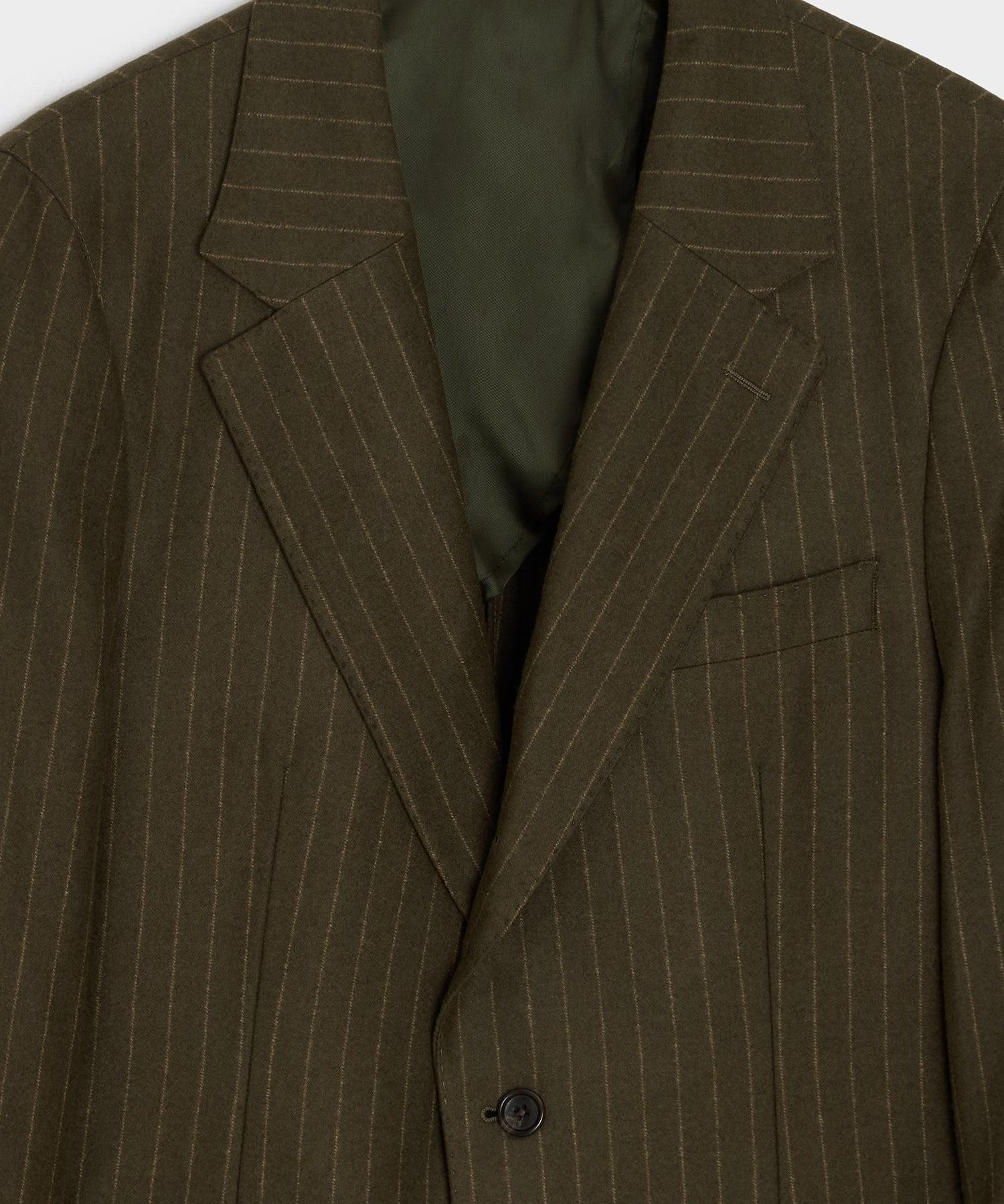 Italian Flannel Pinstripe Madison Suit Product Image