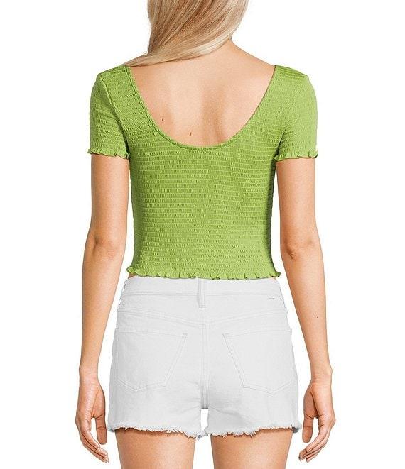 Evolutionary Short Sleeve Solid Smock T-Shirt Product Image