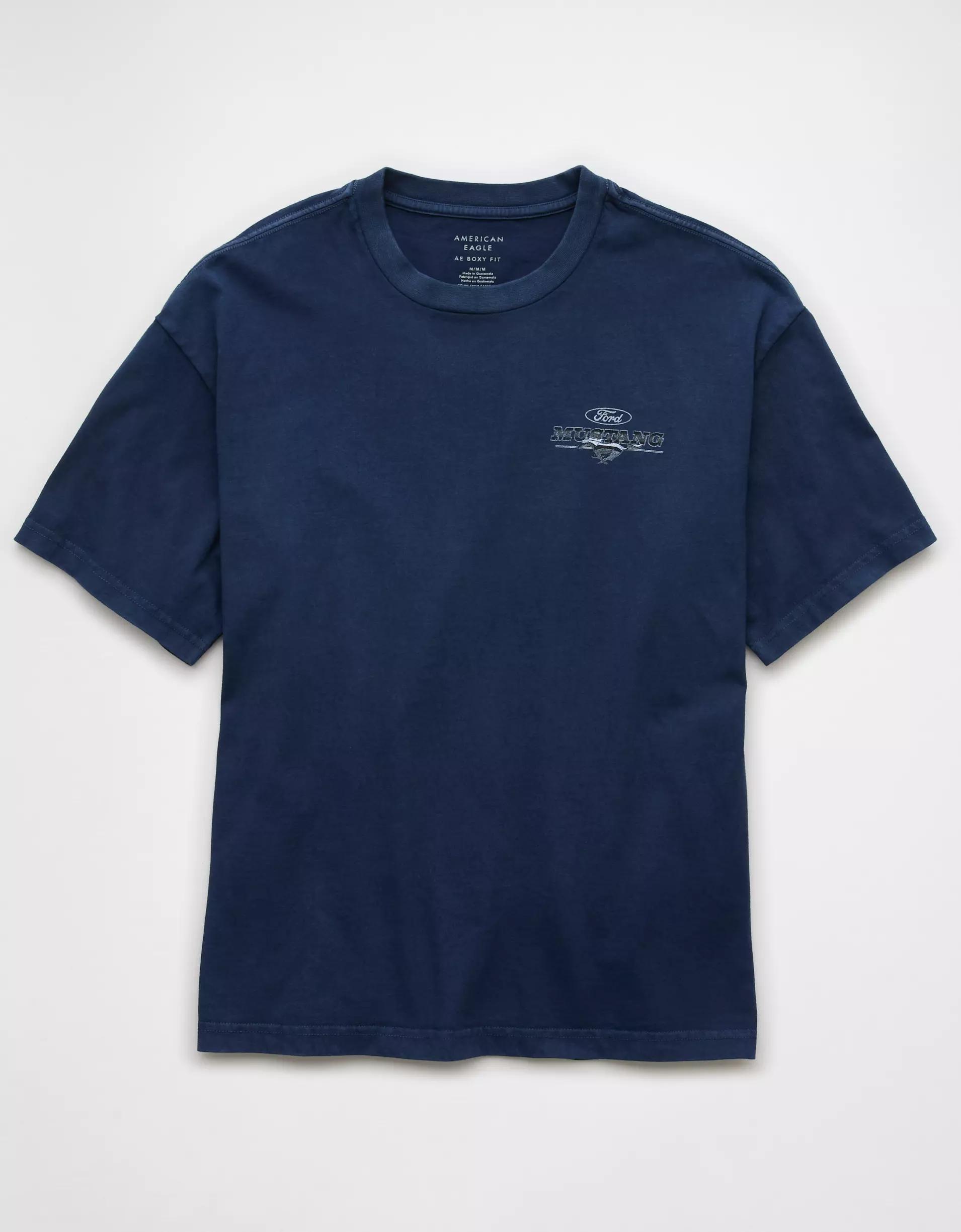 AE Boxy Ford Mustang Graphic T-Shirt Product Image