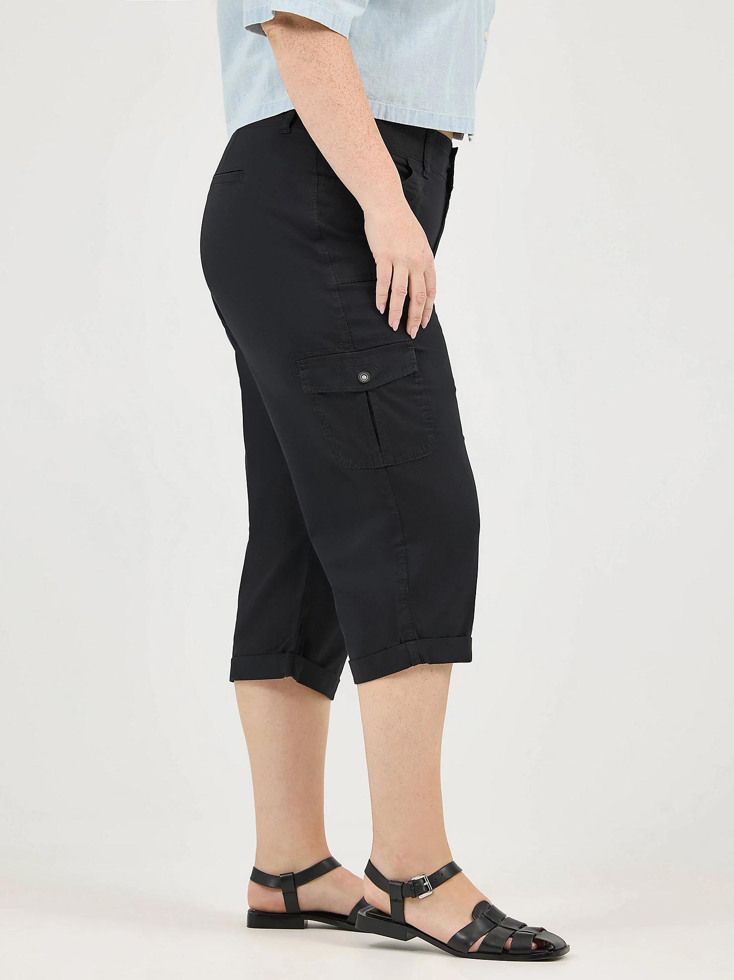 Women’s Relaxed Fit Austyn Cargo Capri (Plus) | Women's Capris & Crops | Lee® Product Image