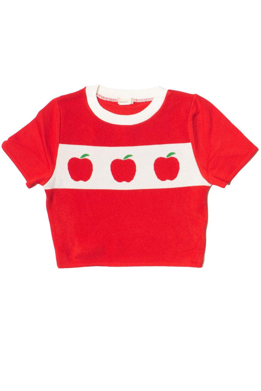 Apple Orchard Short Sleeve Sweater Product Image