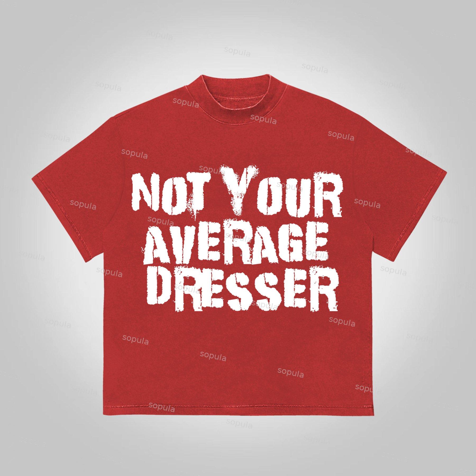 Sopula Not Your Average Dresser Print Cotton T-Shirt Product Image