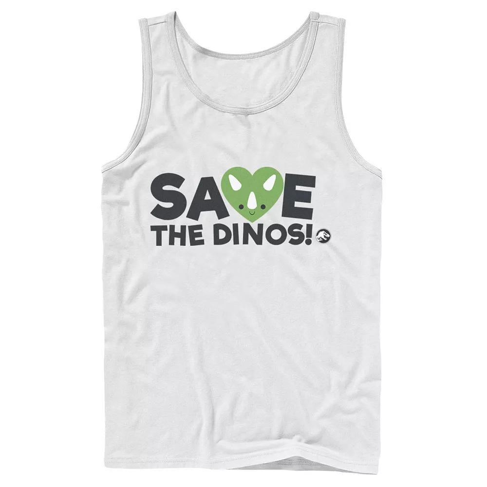 Men's Jurassic World: Fallen Kingdom Save The Dinos! Tank Top,  Product Image
